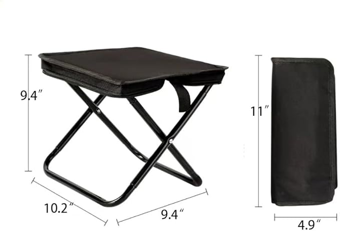 Mini Portable Chair,Collapsible Seat,Ultralight Folding Camping Stool,Foldable Stools Adults