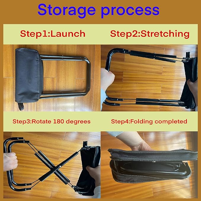 Mini Portable Chair,Collapsible Seat,Ultralight Folding Camping Stool,Foldable Stools Adults